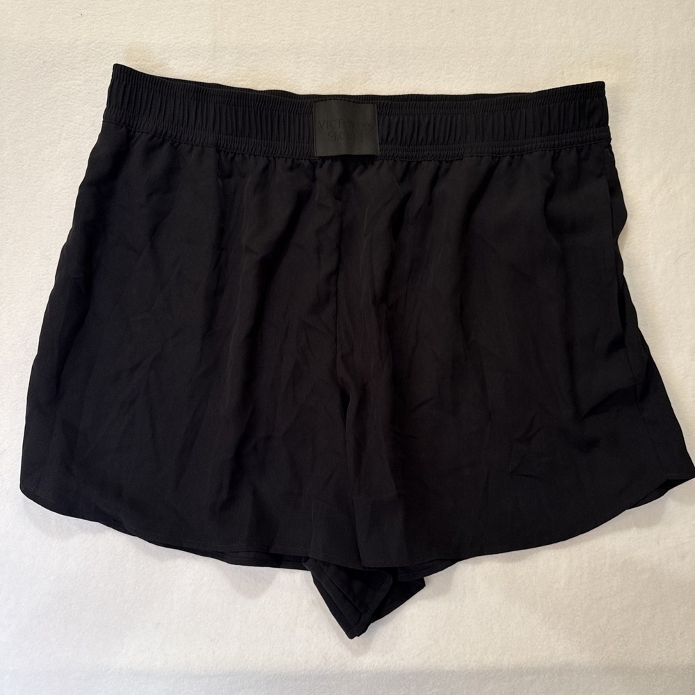 Victoria's Secret PINK Active Shorts Womens Black XXL Athleisure Gymwear